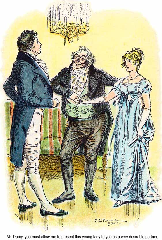 An analysis of mr. collins' marriage proposal to elizabeth in pride and prejudice by jane austen