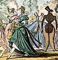 [1822 Monstrosities Cruikshank Fashion Satire Caricature JPEG]
